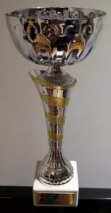 Chess trophy won by my student